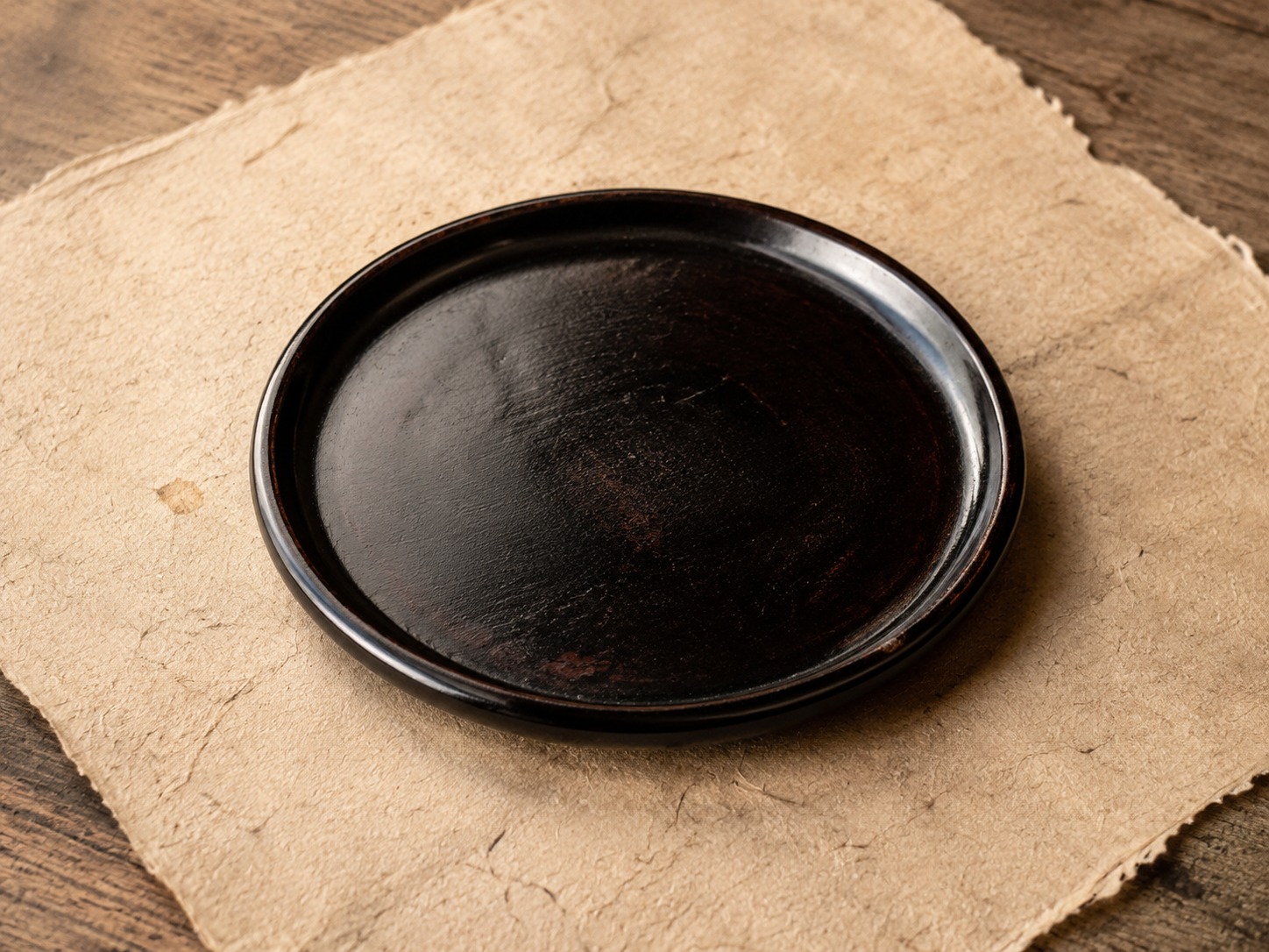 Vintage Japanese lacquer tray